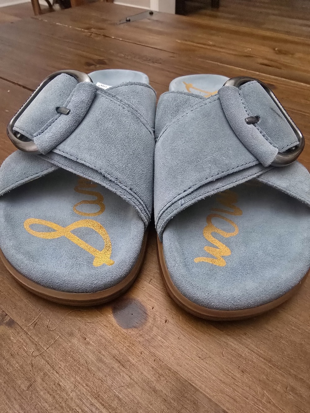 Sam Edelman Darla Buckle Slide Sandal. Woman’s Size 8. Brand New